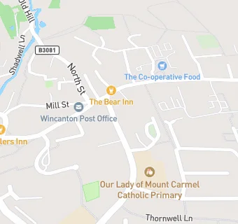 map for Our Lady of Mount Carmel Catholic Primary School, Wincanton