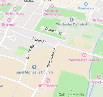 map for The Wykeham Arms