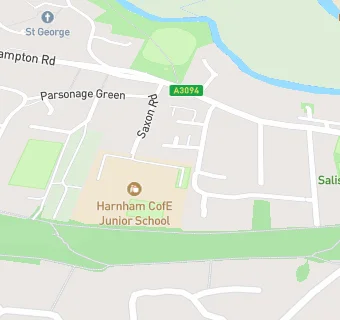 map for Harnham Church of England Controlled Junior School