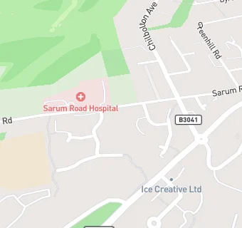 map for Sarum Road Hospital