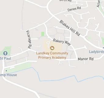 map for Landkey Community Primary Academy