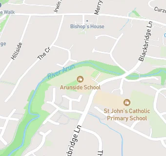 map for St John's Catholic Primary School