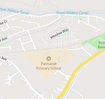 map for Palmarsh Primary School