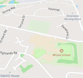 map for Millais School