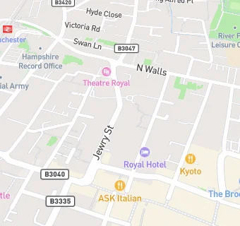 map for Wagamamas