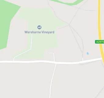 map for DBS Group Ltd trading as Warehorne Vineyard