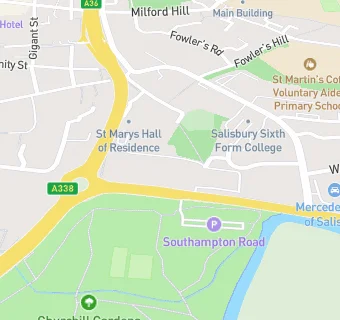 map for Salisbury College