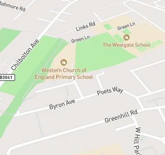 map for Western Primary School