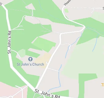 map for St John's Church of England Primary School