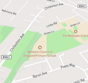 map for Western Church of England Primary School