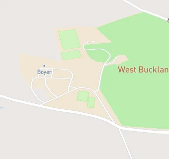 map for West Buckland School