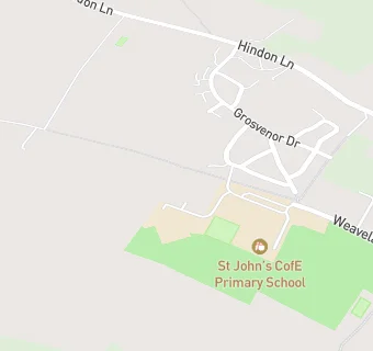 map for St John's Church of England Primary School, Tisbury