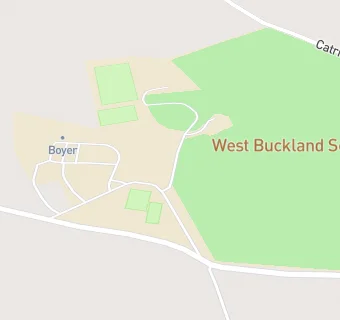 map for West Buckland School