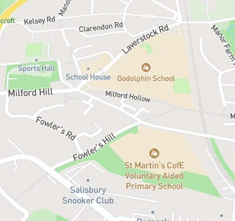 map for HC3S at St Martins Junior School