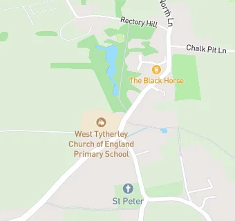 map for West Tytherley Church of England Primary School