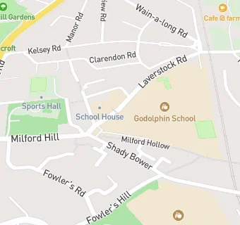 map for Godolphin School