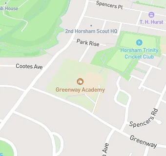 map for Greenway Junior School