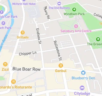 map for Salisbury Cycling Club