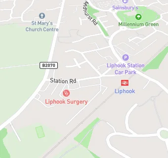 map for Swan Medical Group - Liphook Station Road Surgery