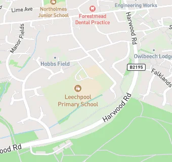 map for Leechpool Primary School