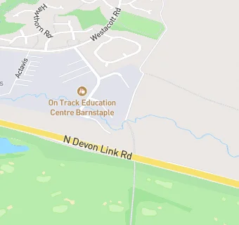 map for On Track Education Barnstaple