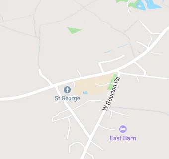 map for St George's Church of England School, Bourton