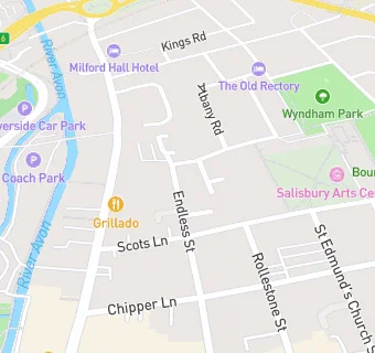 map for Three Chequers Medical Practice