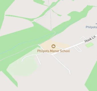 map for Philpots Manor School