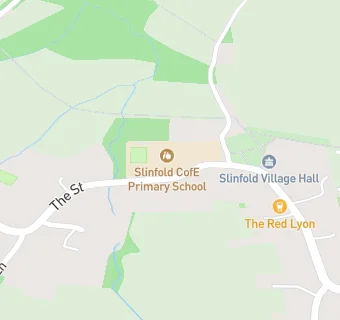 map for Slinfold CofE Primary School