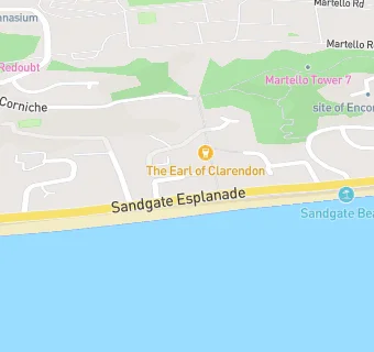 map for The Sandgate Hotel