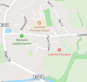 map for Loxwood Medical Practice