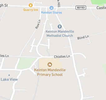 map for Keinton Mandeville Primary School