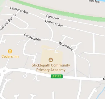 map for Sticklepath Community Primary Academy