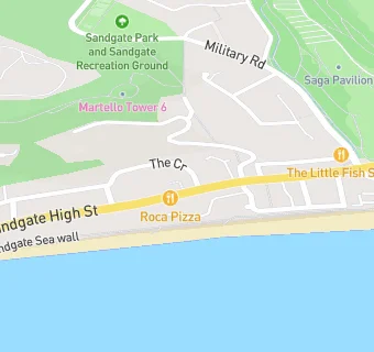 map for Sandgate Deli