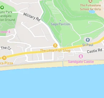 map for Sandgate Vaults