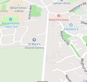 map for Church Centre