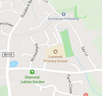 map for Loxwood Primary School