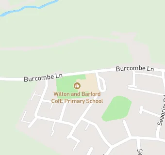 map for Wilton and Barford CofE Primary School