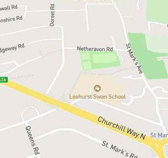 map for Leehurst Swan School