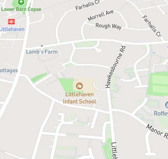 map for Littlehaven Infant School