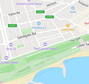 map for Carlton Hotel