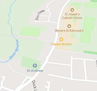 map for St Andrews Primary School