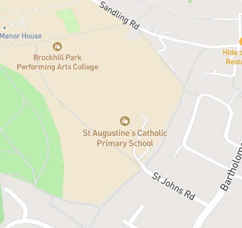 map for St Augustine's Catholic Primary School