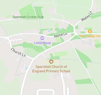 map for Sparsholt Village Shop And Post Office