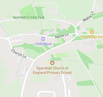 map for Sparsholt C Of E Primary School