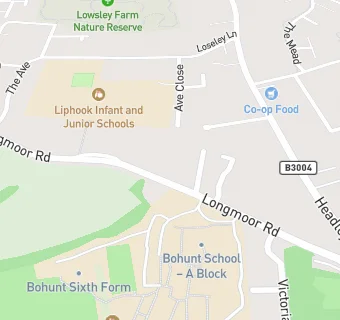 map for Bohunt School