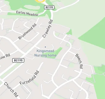 map for Kingsmead Care Centre