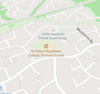map for St Robert Southwell Catholic Primary School, Horsham