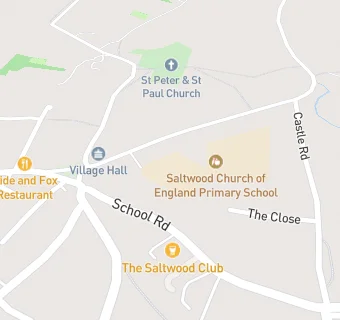 map for Saltwood CofE Primary School