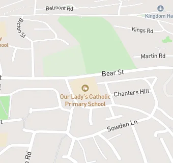 map for Our Lady's Catholic Primary School, Barnstaple